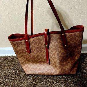 Brown Coach Tote